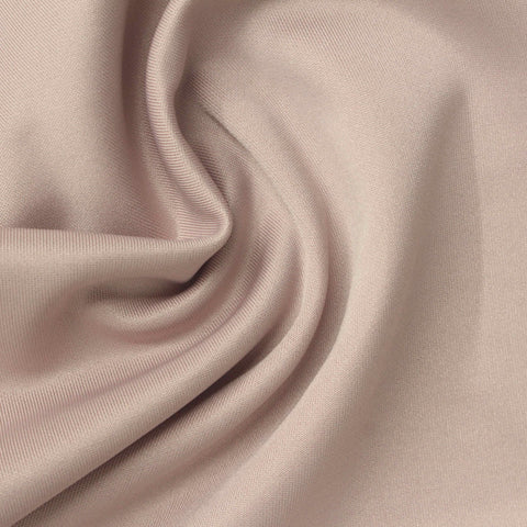 Polyester Stretch Scuba Knit Fabric, 260 gsm, 160 cm — Beige, ref EF-273096