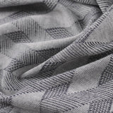 Grey Geometric Jacquard, Polyester — photo 3