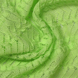 Lime Openwork Jersey Knit, Polyester — photo 3