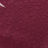 Burgundy Tone-on-Tone Satin, Polyester — photo 3