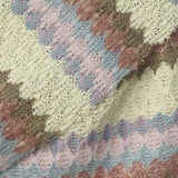 Cream Horizontal-Band Chunky Knit, Polyester — photo 3