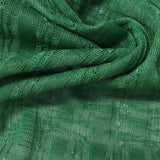 100% Polyester Rib Knit Fabric, 175 gsm, 150 cm — Green — photo 3