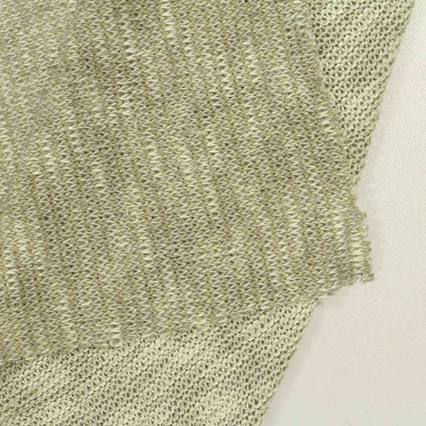 Light Beige Marl Chunky Knit, Viscose-Poly, 177 gsm