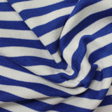 Black Diagonal-Stripe Jersey Knit, Poly-Viscose — photo 3
