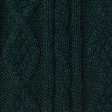 Dark Green Diamond Chunky Knit, Acrylic — photo 3