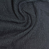 Dark Grey Tone-on-Tone Jersey Knit, Cotton-Poly — photo 3