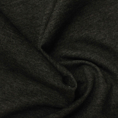 Light Grey Marl Interlock Knit, Polyester, 220 gsm, 160 cm
