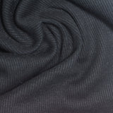Cotton Polyester Stretch Rib Knit Fabric, 300 gsm, 132 cm — Grey — photo 3
