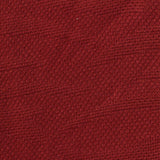 Jacquard Polyester Viscose Stretch Pointelle Knit Fabric, 370 gsm — Red — photo 3