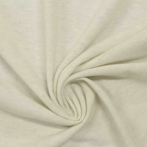 Cotton Polyester Jersey Knit Fabric, 147 gsm, 165 cm — Beige