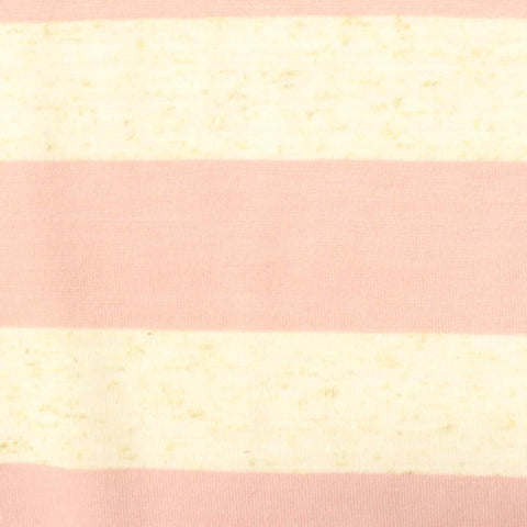 Pink Diagonal-Stripe Jersey Knit