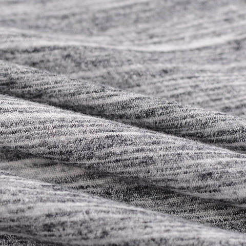 Cotton Polyester Stretch Jersey Knit Fabric, 145 gsm, 140 cm — Grey