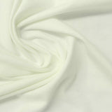 Cotton Modal Stretch Jersey Knit Fabric, 200 gsm, 175 cm — White — photo 3