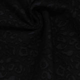 Black Leopard Jacquard, Viscose-Nylon — photo 3