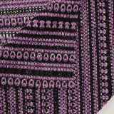Purple Zigzag Chunky Knit, Viscose — photo 3