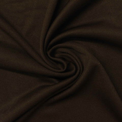100% Polyester Jersey Knit Fabric, 110 gsm, 160 cm — Brown
