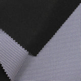 Navy Houndstooth Knit, Polyester — photo 3