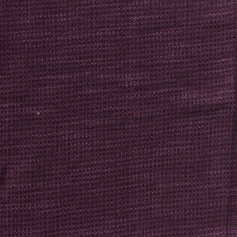 Deep Purple Marl Interlock Knit, Modal-Poly
