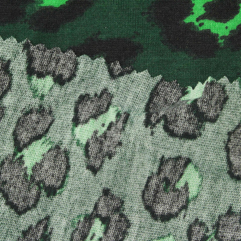 Black Camo Jersey Knit, Poly-Viscose, 161 gsm