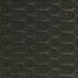 Jacquard Polyester Stretch Knit Fabric, 335 gsm, 150 cm — Black — photo 3