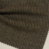 Polyester Viscose Stretch Rib Knit Fabric, 250 gsm, 147 cm — Brown — photo 3