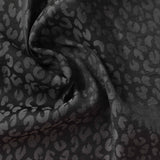 Dark Grey Leopard Jacquard, Polyester — photo 3
