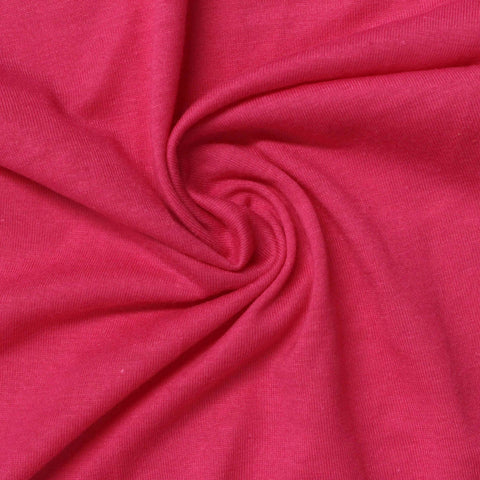 Polyester Cotton Jersey Knit Fabric, 140 gsm — Pink