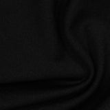 Polyester Stretch Knit Fabric, 250 gsm, 165 cm — Black — photo 3