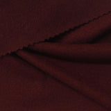 Brushed Polyester Viscose Stretch Chunky Knit Fabric, 182 gsm, 163 cm — Red — photo 3