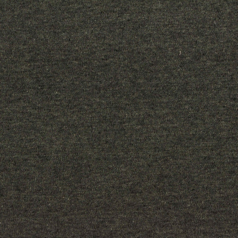Dark Grey Marl Interlock Knit, Cotton