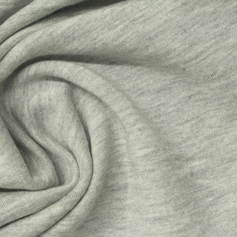 Light Grey Heathered-Marl French Terry, Modal-Poly