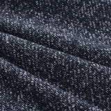 Dark Blue Marl Knit, Poly-Viscose — photo 3