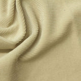 Cotton Polyester Stretch Velvet Fabric, 240 gsm, 145 cm — Khaki — photo 3