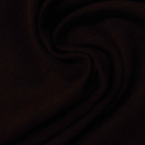 Cotton Polyester Stretch French Terry Fabric, 250 gsm, 180 cm — Brown