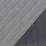 Light Grey Pinstripe Interlock Knit, Polyester — photo 3