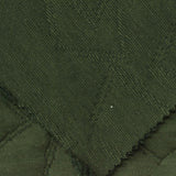 Dark Green Geometric-Diamond Jacquard, Poly-Cotton — photo 3