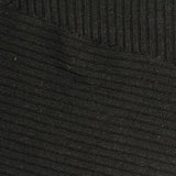 Viscose Stretch Rib Knit Fabric, 290 gsm, 164 cm — Black — photo 3