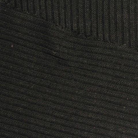 Viscose Stretch Rib Knit Fabric, 290 gsm, 164 cm — Black