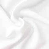 100% Polyester Satin Fabric, 109 gsm, 145 cm — White — photo 3