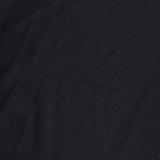 Polyester Stretch Milk Silk Knit Fabric, 120 gsm, 160 cm — Black — photo 3