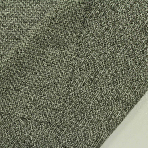 Green Zigzag Jersey Knit, Poly-Viscose