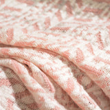 Pink Chevron Chunky Knit, Cotton — photo 3