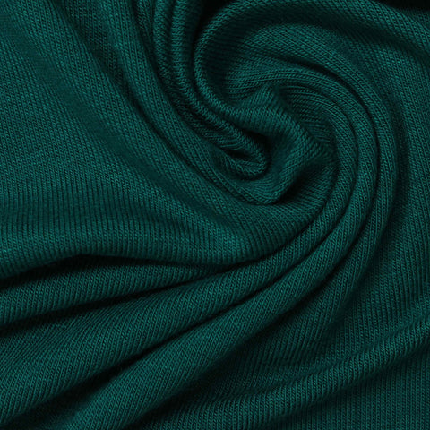 Viscose Stretch Jersey Knit Fabric, 202 gsm, 180 cm — Green