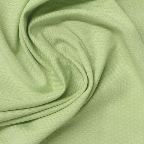 Jacquard Polyester Stretch Knit Fabric, 170 gsm, 165 cm — Green
