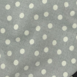 White Polka-Dot Milk Silk Knit, Polyester — photo 3