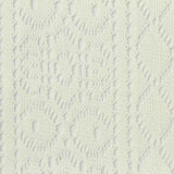 Off-White Eyelet Crepe, Poly-Cotton — photo 3