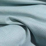Teal Grid Jacquard, Poly-Viscose — photo 3