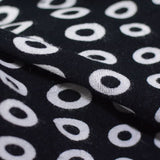 Black Dot Interlock Knit, Cotton — photo 3
