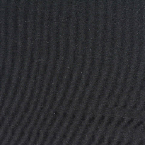 Jersey Knit Fabric, 180 gsm, 175 cm — Black