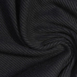 Cotton Polyester Stretch Rib Knit Fabric, 380 gsm, 131 cm — Navy — photo 3